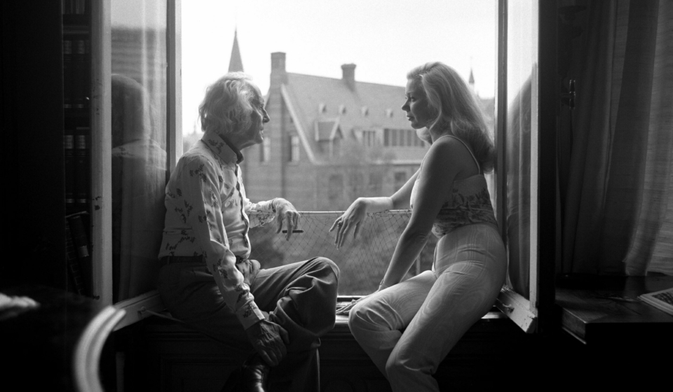 Carel en Sylvia Willink in hun huis in de Frans Halsbuurt te Amsterdam